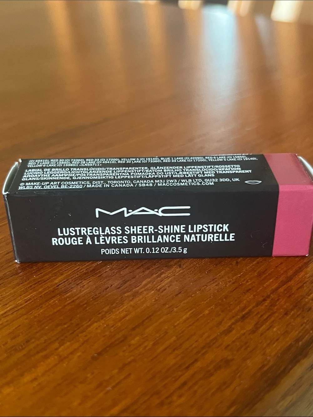 MAC Cosmetics Lustreglass Sheer-Shine Lipstick - BEAM THERE DONE THAT